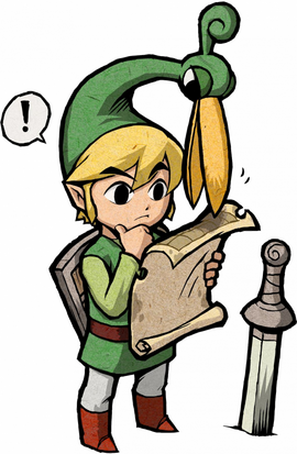 official art of link